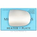 Miniatyrbilde 1 av 2: For Renault Modus 08-12 Right Driver Side Electric Wing Mirror Glass with Plate