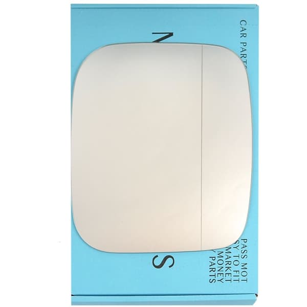 Right Driver Side Wide Angle Wing Mirror Glass For Mitsubishi Shogun 1999-2006
