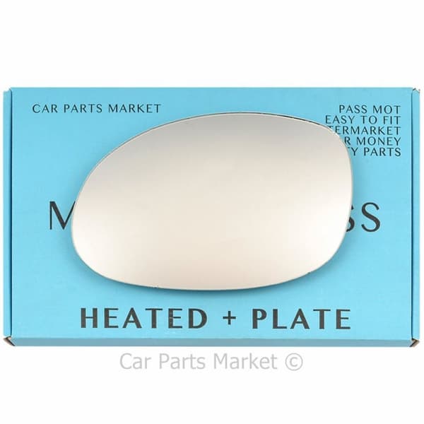 Left Side Wing Door Mirror Glass For Chrysler Neon 2000-05 Heated + Plate
