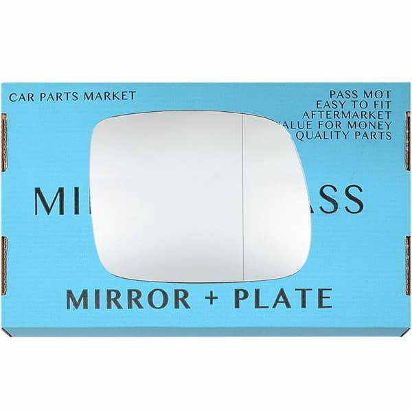 For Mercedes V-Class 1996-2003 Right Side Aspheric Wing Mirror Glass +Plate