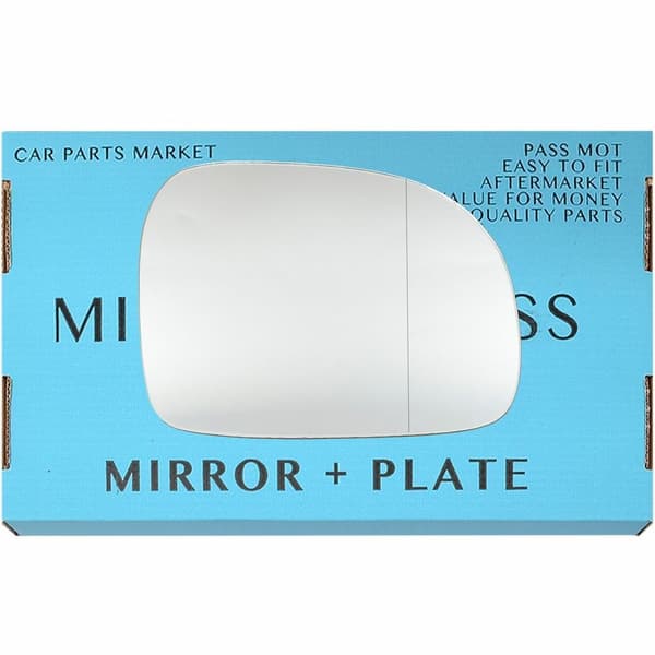 For Mercedes Viano 2004-2009 Right Driver Side Aspheric Wing Mirror Glass +Plate