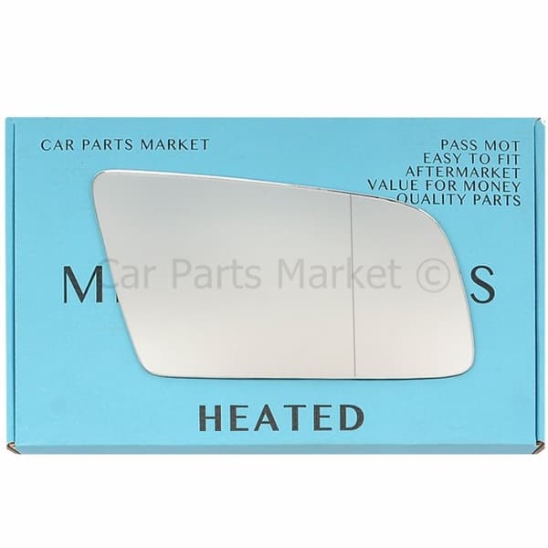 For BMW 5 6 Series 03-10 Right Driver Side Aspheric Electric Wing Mirror Glass