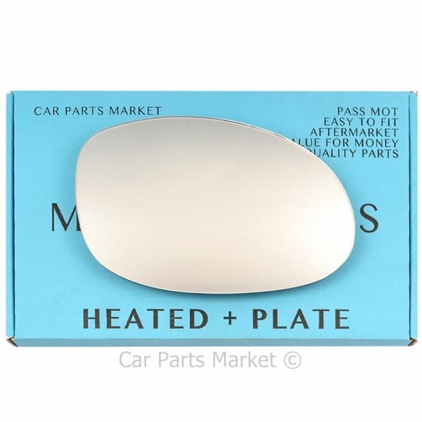 Right Driver Side Wing Door Mirror Glass For Chrysler Neon 2000-05 Heated +Plate