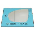 Miniatyrbillede 1 af 2: For Vauxhall Meriva B 10-17 Left Aspheric Wing Door Mirror Glass with Plate