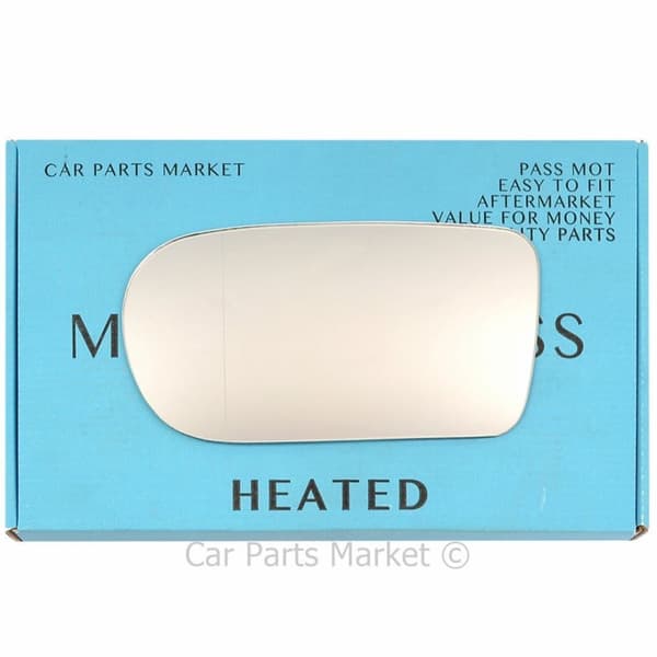 Left Side Wide Angle Wing Mirror Glass For Mazda 323F 1994-1998 Heated manual
