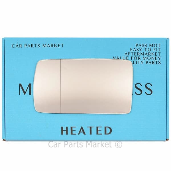 Left Passenger Side Wide Angle Wing Door Mirror Glass For Alfa Romeo 155 Heated