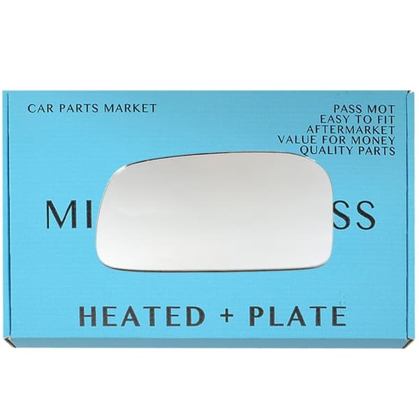 Left Side Wing Mirror Glass For Nissan 100 NX 1991-1996 Heated + Plate