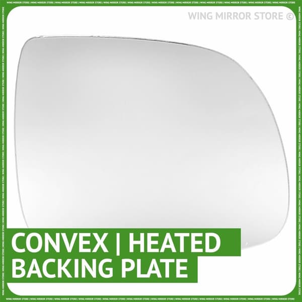 For Audi Q5 2008-16 Right Driver Side Electric Wing Mirror Glass with Plate
