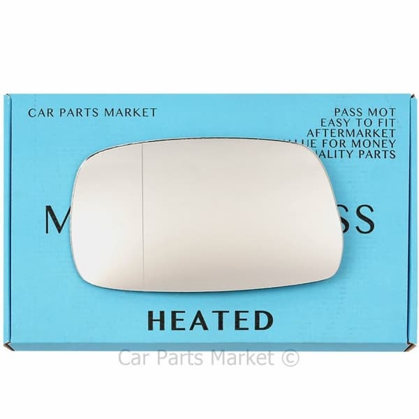 Left Passenger Side Wide Angle Wing Mirror Glass For Toyota Camry 2001-06 Heated