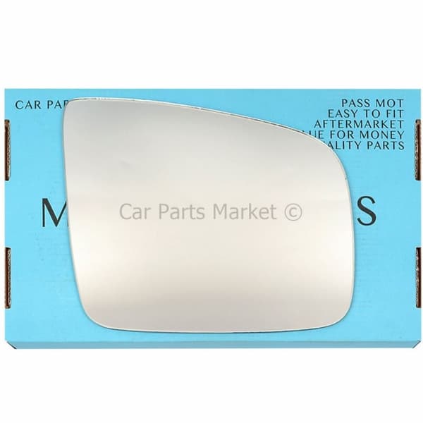 For Mercedes Viano 2010-2014 Right Driver Side Electric Wing Mirror Glass +Plate