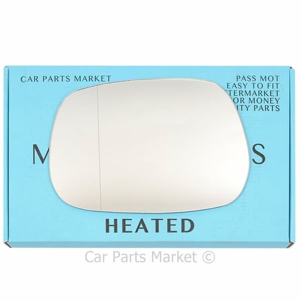 Left Side Wide Angle Wing Mirror Glass For Toyota Avensis Verso 2001-2009 Heated