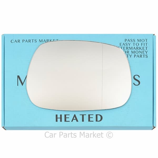 Right Driver Side Wide Angle Wing Mirror Glass For Toyota RAV 4 2000-2005 Heated