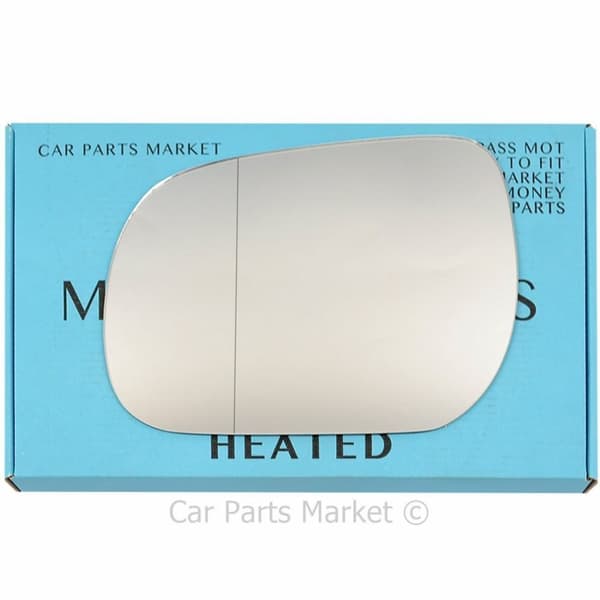 Left Passenger Side Wide Angle Wing Mirror Glass For Toyota RAV 4 2005-12 Heated