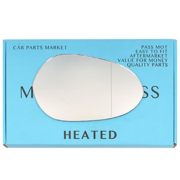 Right Side Wide Angle Wing Door Mirror Glass For Lancia Ypsilon 2003-2010 Heated