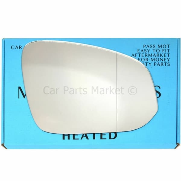 Right Driver Side Wide Angle Wing Mirror Glass For Toyota RAV 4 2013-2023 Heated