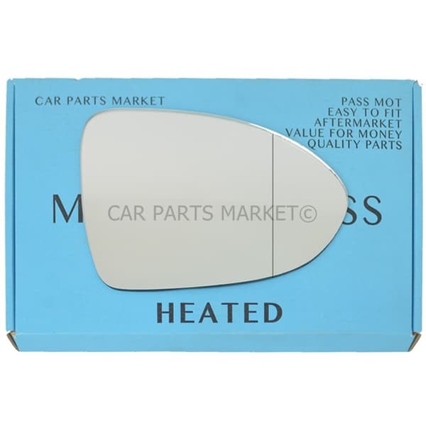 Right Side wide Angle Wing Door Mirror Glass For Kia Rio mk3 2011-2017 Heated