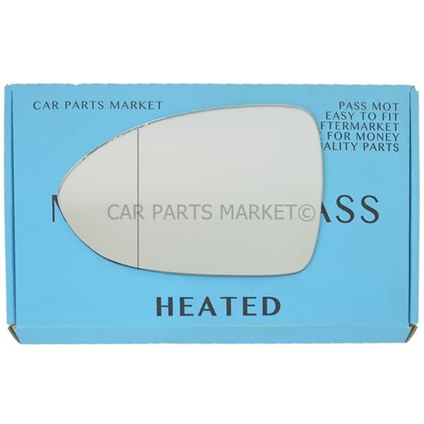 Left Side wide Angle Wing Door Mirror Glass For Kia Rio mk3 2011-2017 Heated