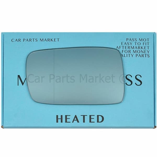 For BMW 7 series 02-08 Left Passenger Aspheric Electric Blue Wing Mirror Glass