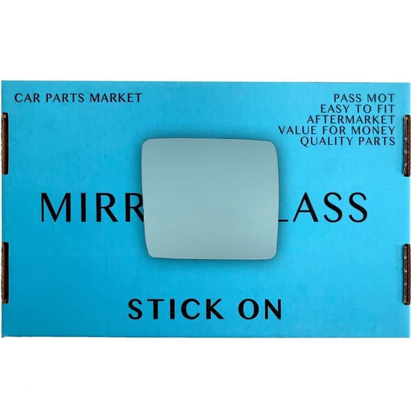 (LHD) Right Side BLUE Wing Mirror Glass For Mercedes E-Class 1983-1995 (123mm)