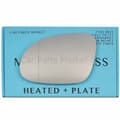 Miniatyrbilde 1 av 2: For Vw Jetta 05-11 Left Side Aspheric Electric Wing Door Mirror Glass +Plate