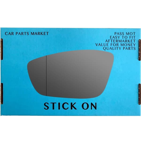 Left Passenger Side Wide Angle Wing Mirror Glass For Peugeot 508 2018-2023