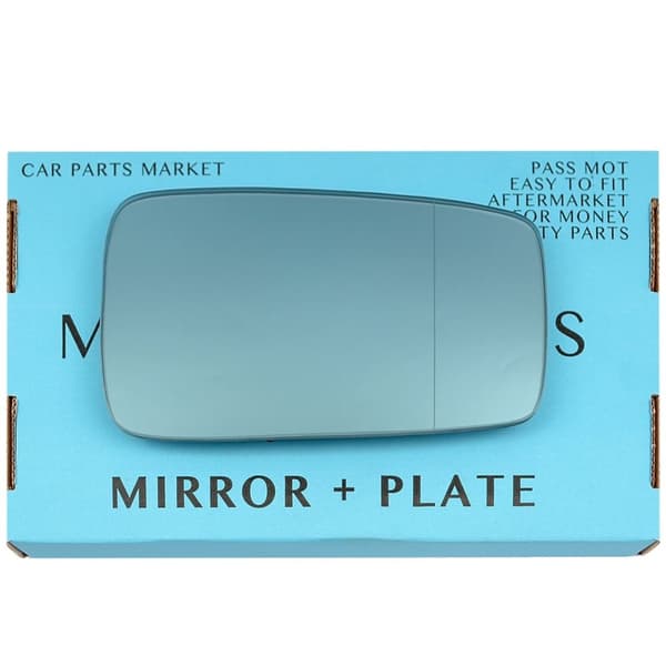 For Audi 80 90 Coupe 86-96 Wide Angle Blue +BP Right Side Wing Mirror Glass