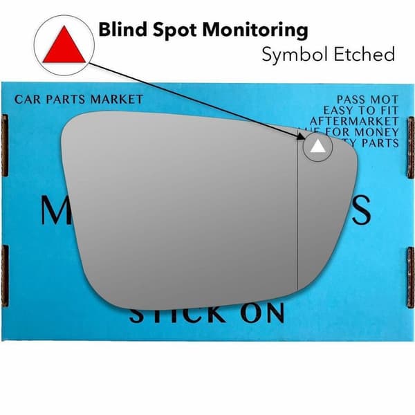 Right Driver Side Wide Angle BSM Wing Mirror Glass For BMW 4 Series 2020-2023
