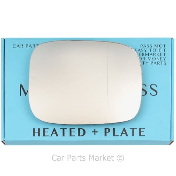 Right Side Wide Angle Wing Door Mirror Glass For Volvo XC70 07-16 Heated +Plate