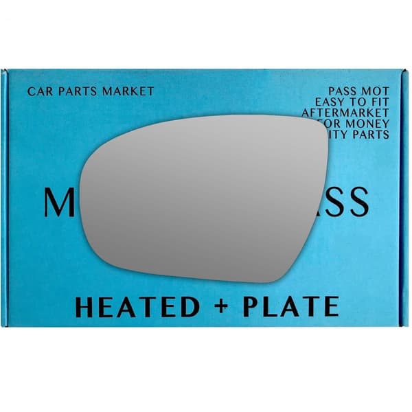 Left Passenger Side Wing Mirror Glass For Hyundai i20 2014-20 Heated Plate