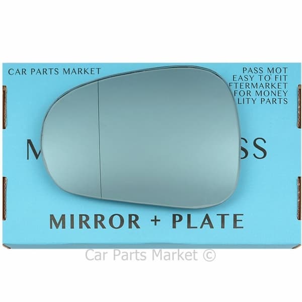 Left blue Wide Angle Wing Mirror Glass For Alfa Romeo Giulietta 10-20 +Plate