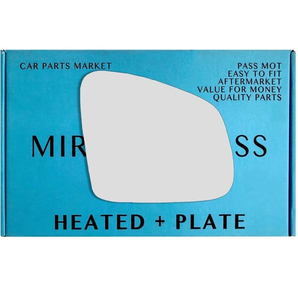 Right Driver Side Mirror Glass For Smart Fortwo Forfour 2014-2020 Heated Plate