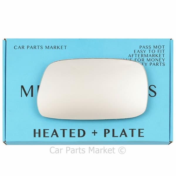 Right Side Wing Door Mirror Glass For Toyota Avensis 1997-03 Heated + Plate
