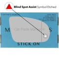 Miniatyrbilde 1 av 2: For Mercedes GLA 2020-2022 Right Driver Side Aspheric BSA BSM Wing Mirror Glass