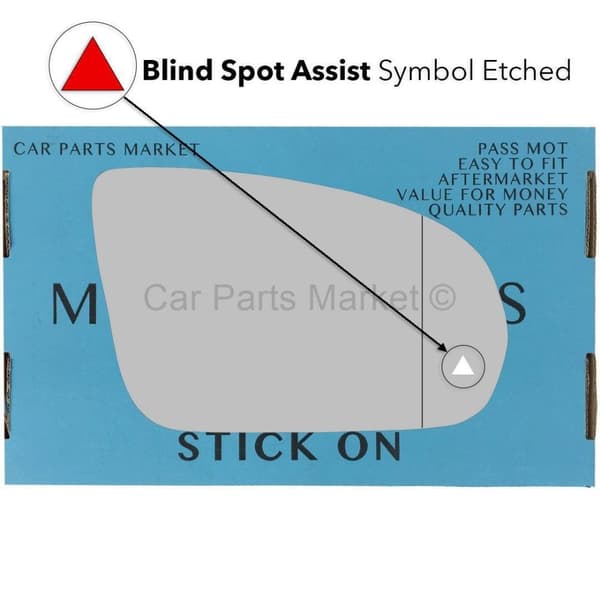 For Mercedes S-Class 2013-2020 Right Side Aspheric BSA BSM Wing Mirror Glass