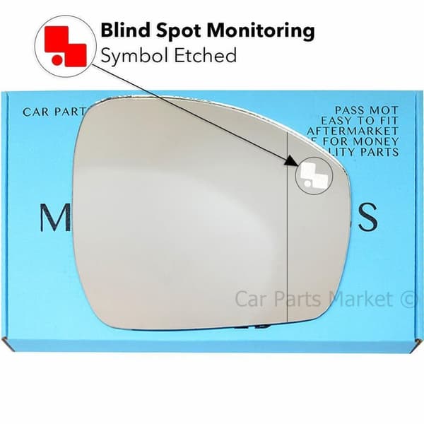 For Land Rover Discovery 2014-2022 Right Side Aspheric BSM Wing Mirror Glass
