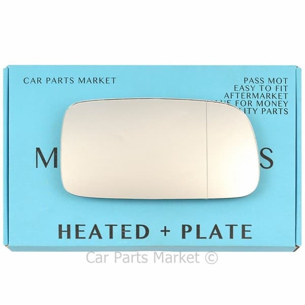 Right Side Wide Angle Wing Mirror Glass For Nissan Primera P11 96-02 Heat +Plate