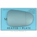 Miniatyrbilde 1 av 2: For Ford Galaxy 95-06 Right Aspheric Electric Blue Wing Mirror Glass with Plate