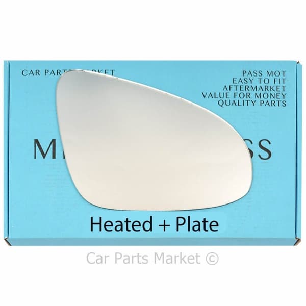 Right Driver Side Wing Mirror Glass For Toyota C-HR 2016-2023 Heated Plate