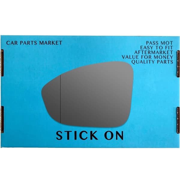Left Passenger Side Wide Angle Wing Mirror Glass For Dacia Jogger 2022-2023