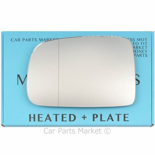 Left Side Wide Angle Wing Door Mirror Glass For Honda HR-V 99-06 Heated + Plate