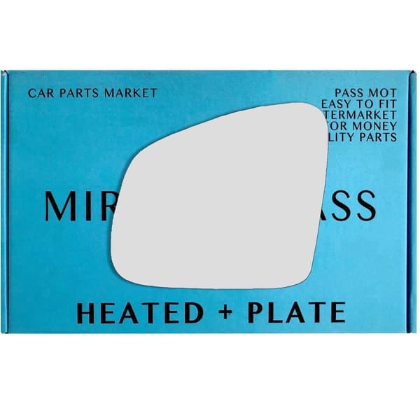 Left Passenger Side Wing Mirror Glass For Renault TWingo 2014-20 Heated Plate