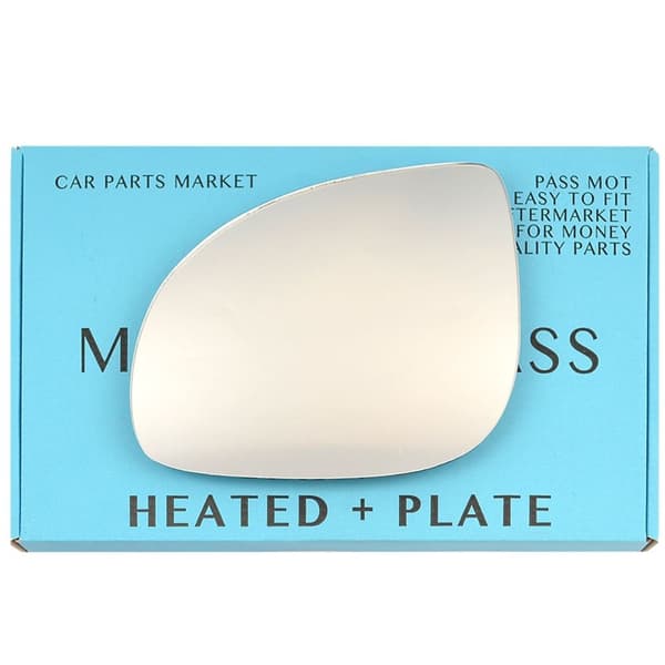 Left Passenger Side Wing Mirror Glass For Hyundai i20 2012-2014 Heated Plate