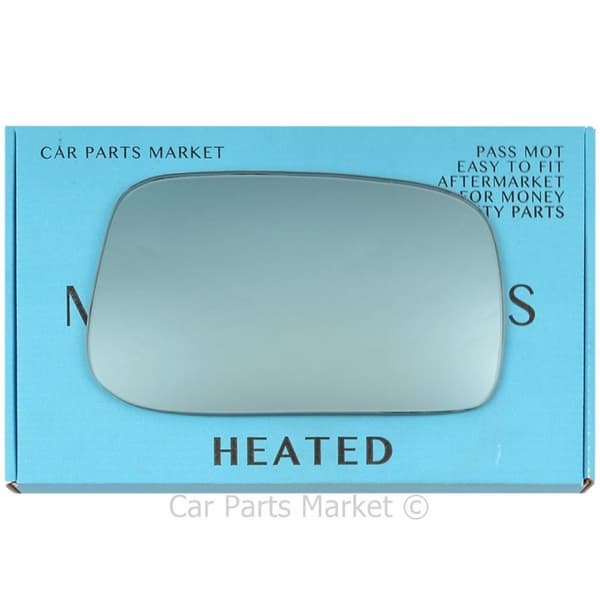 For Fiat Ulysse 02-11 Right Driver Side Flat Electric Blue Wing Mirror Glass