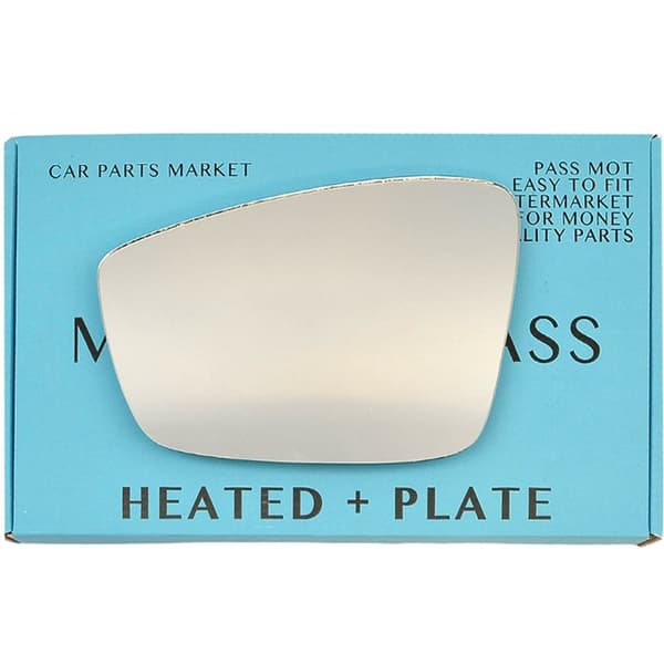 Left Passenger Side Wing Mirror Glass For VW T-Cross 2019-2023 Heated Plate