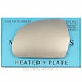 Miniatyrbillede 1 af 2: For Audi A4 2008-2009 Left Passenger Side Electric Wing Mirror Glass with Plate