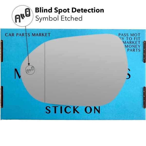 Left Side Wide Angle Wing BSD BSM Mirror Glass For Toyota Yaris 2020-2023