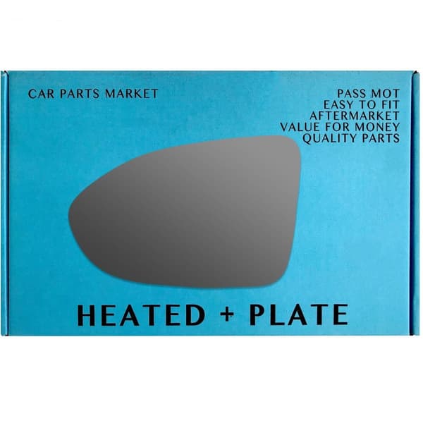 Left Side Wing Mirror Glass For Volkswagen Taigo 2022-2023 Heated Plate