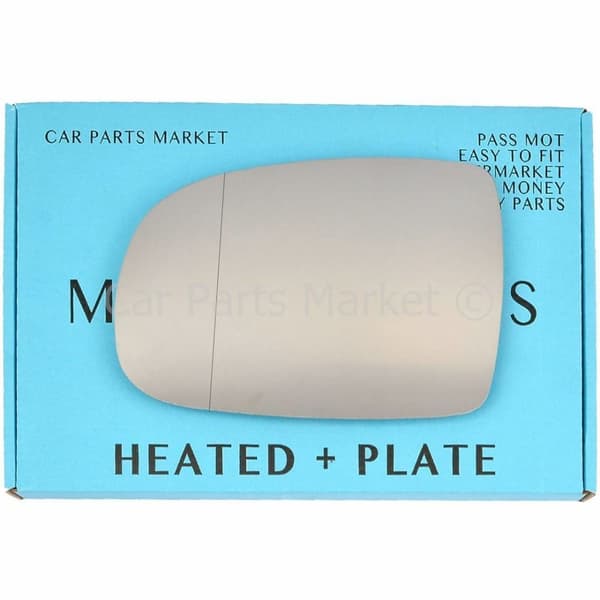 For Vauxhall Tigra 04-09 Left Side Aspheric Electric Wing Mirror Glass Plate