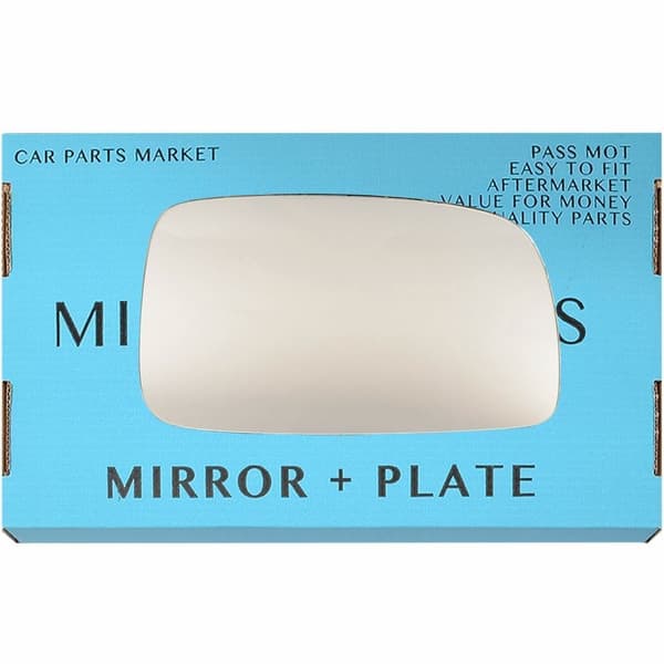 Driver Right Side +Plate Wing Mirror Glass For TOYOTA AVENSIS 03-06