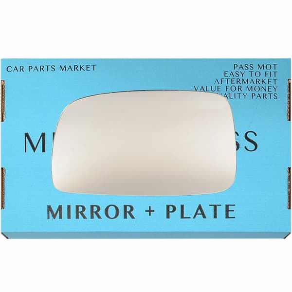Passenger Left Side +Plate Wing Mirror Glass For TOYOTA COROLLA 04-07